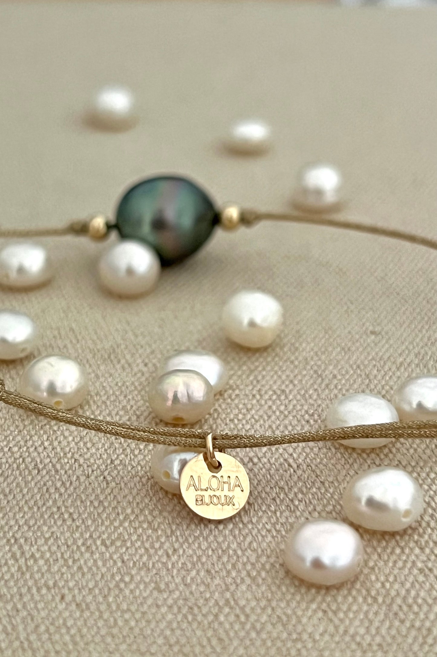 Bracelet "Linéa" Tahiti
